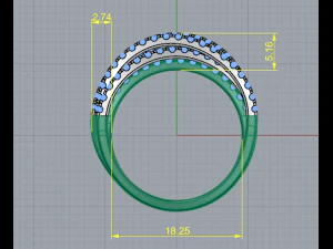 143 Ring for women 3D Print Model