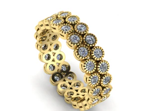 144 Beautiful ring 3D Print Model