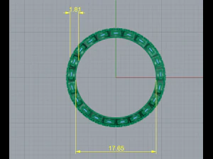 144 Beautiful ring 3D Print Model