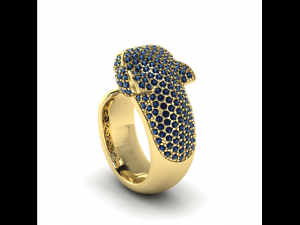 147 Ring panthere Modèles 3D en vedette