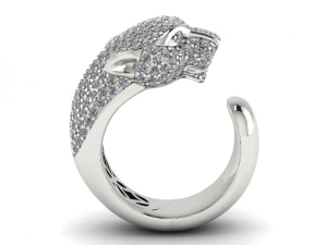 147 Ring panthere 3D Print Model