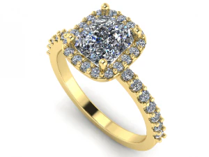 148 Beautiful ring for women 3D Print Model