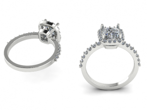 148 Beautiful ring for women 3D Druckmodell