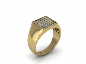 152 Ring for men Modèles 3D en vedette