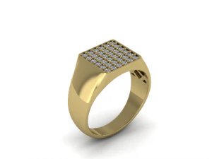 152 Ring for men 3D Print Model