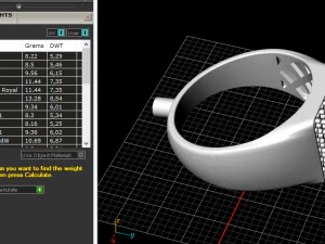 152 Ring for men 3D Print Model