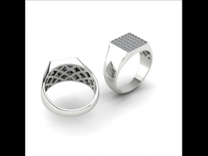 152 Ring for men Modèles 3D en vedette