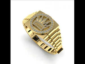 158 Pulsera reina Modelo de impresión 3D