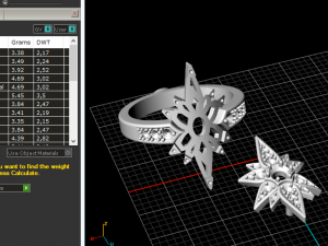 155 Beautiful womens ring with the look of a leaf 3D 打印模型