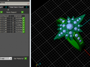 155 Beautiful womens ring with the look of a leaf 3D 打印模型