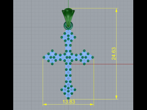 164 Beautiful Cross 3D Print Model