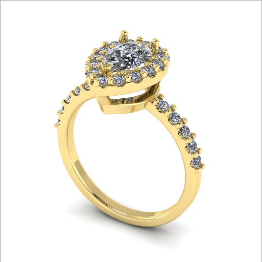165 Ring for women 3D Print Model .c4d .max .obj .3ds .fbx .stl .blend
