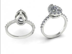 165 Ring for women 3D Baskı Modeli