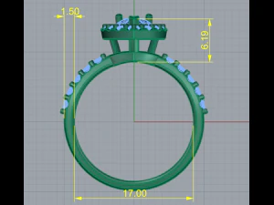 165 Ring for women 3D Print Model