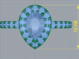 165 Ring for women 3D Print Model
