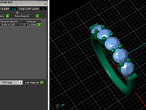 168 リング 3Dプリントモデル