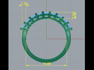 170 Ring 3D 打印模型