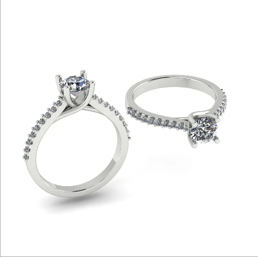 177 Engagement ring 3D Print Model .c4d .max .obj .3ds .fbx .stl .blend 