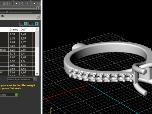 177 Engagement ring 3D Принт Модель