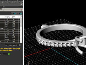 177 Engagement ring 3D Print Model