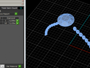 177 Engagement ring 3D Принт Модель