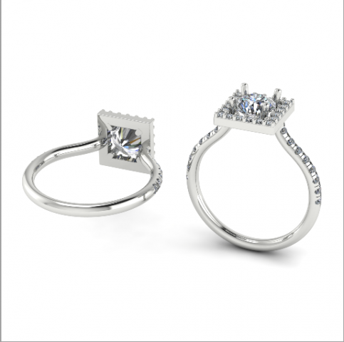 178 Ring for women Model Cetak 3D .c4d .max .obj .3ds .fbx .stl .blend