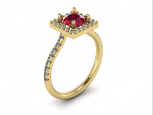 178 Ring for women Model Cetak 3D