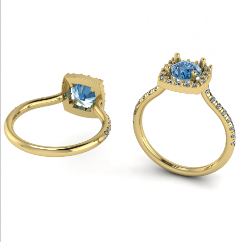 179 Ring for women 3D Print Model .c4d .max .obj .3ds .fbx .stl .blend 