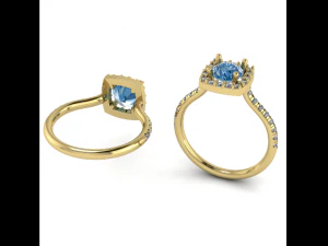179 Ring für Damen 3D Druckmodell