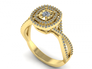 180 Beautiful ring gift for women Modelo de Impressão 3D