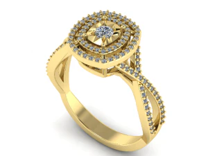 180 Beautiful ring gift for women 3D Print Model
