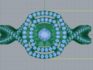 180 Beautiful ring gift for women 3D Print Model