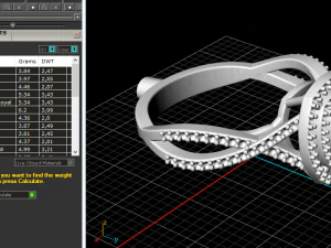 180 Beautiful ring gift for women 3D Print Model