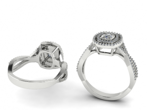 180 Beautiful ring gift for women Modelo de Impressão 3D