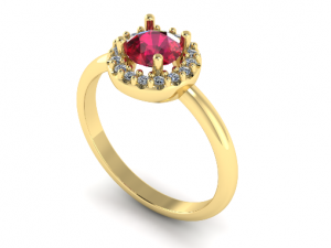 181 Ring for women 3D Print Model