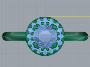 181 Ring for women 3D Print Model