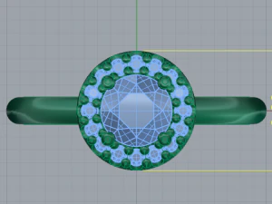 181 Ring for women 3D Print Model