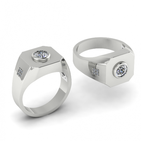 182 Ring for men 3D प्रिंट मॉडल .c4d .max .obj .3ds .fbx .stl .blend