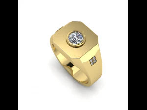 182 Ring for men 3D Print Model