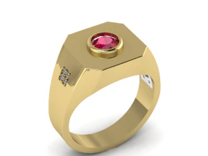 182 Ring for men 3D Print Model