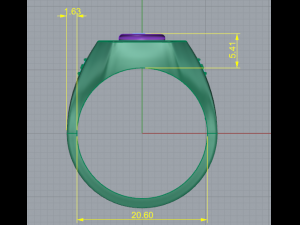 182 Ring for men 3D प्रिंट मॉडल