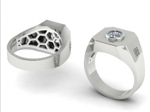 182 Ring for men 3D प्रिंट मॉडल