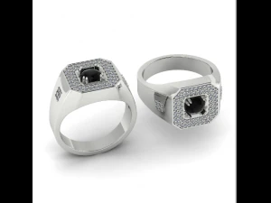 183 男士戒指 3D 打印模型