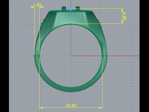 183 Ring for men Modelo de impresión 3D