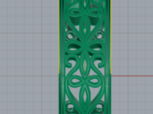 184 Beautiful ring with patterns for women 3D Druckmodell