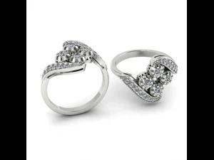 185 Kadınlar için güzel küpeler 3D Baskı Modeli