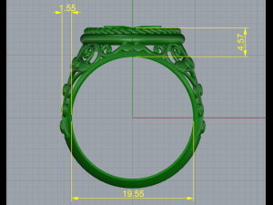 186 Women ring gift for women Modèles 3D en vedette