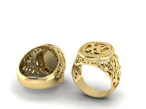 186 Women ring gift for women 3D Print Model