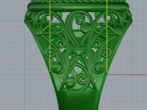 186 Women ring gift for women 3D Print Model