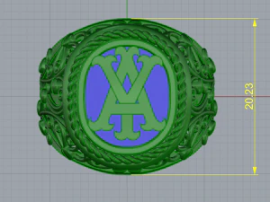 186 Women ring gift for women 3D Print Model